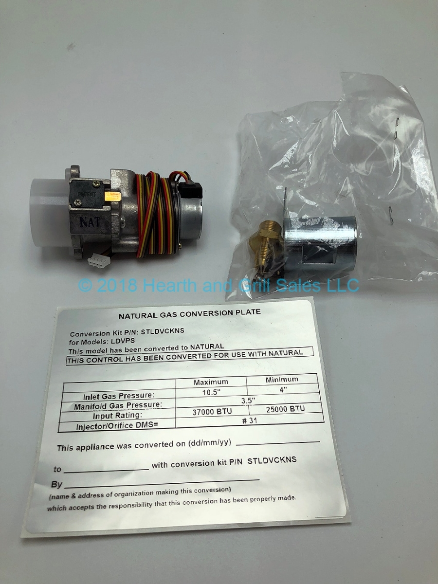 Picture of Hearth & Home Technologies STLDVCKNS Designer DV Propane Gas to Natural Gas Signature Command Conversion Kit