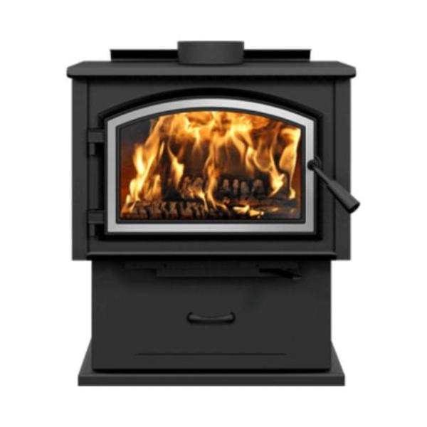 Picture of Empire Stove WB17FS 1.9 cu. ft. Stove Gateway 1700 Wood Burning Stove - Metallic Black