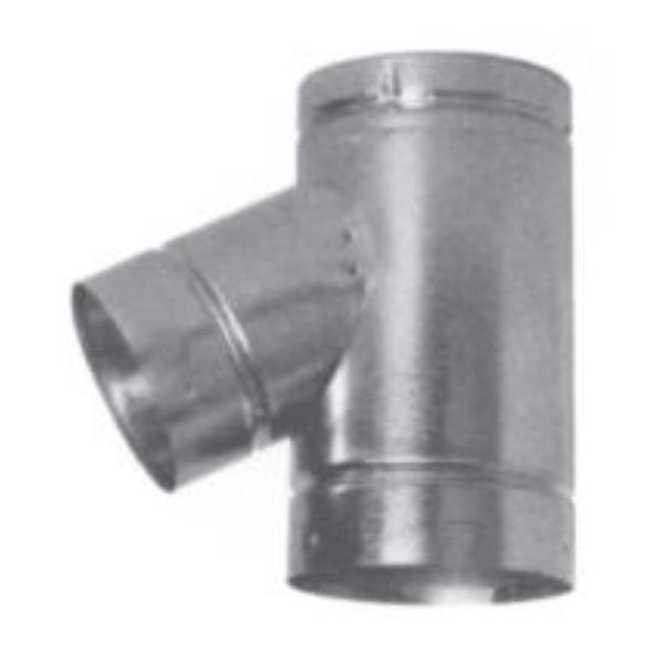 Picture of DuraVent 6BVY46 6 x 4 x 6 in. Type B Round Gas Vent Pipe - Double Wall