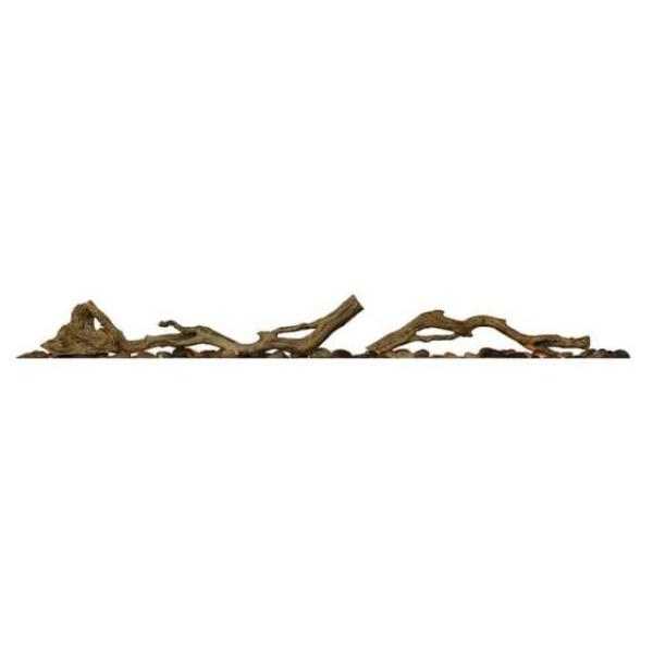 Picture of Dimplex X-LF74DWS-KIT 74 in. Accessory Driftwood & River Rock for Linear Fireplace