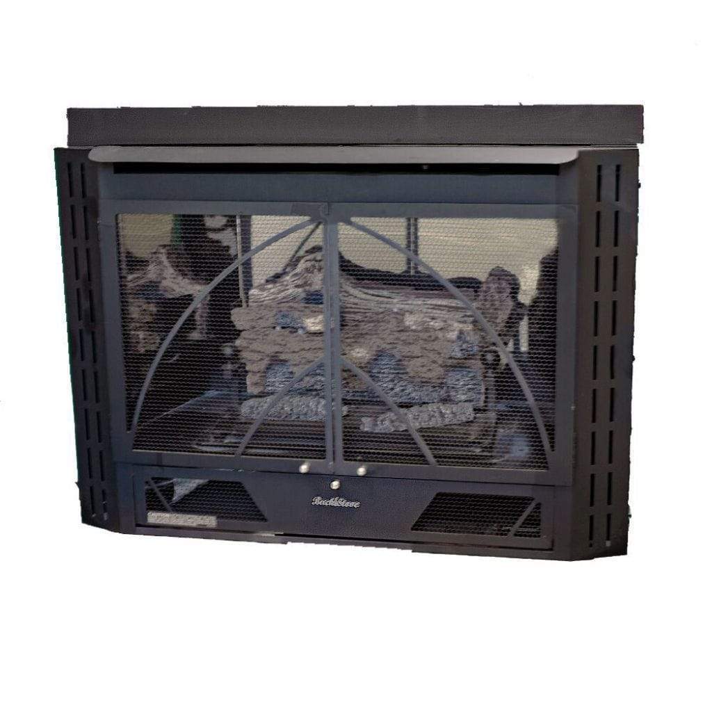 Picture of Buck Stove NV 344EBNAT-CONTMP Model 34 Natural Gas Contemporary Vent Free Gas Fireplace&#44; Black