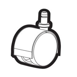 Picture of Broilmaster B101417 Caster without Brake for PCB-1 & DCB-1 Tri-State Distributors