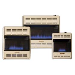 20, 000 BTU Liquid Propane Flame Vent Free Heater with Thermostat, Blue -  Mobiliario, MO2559835
