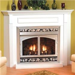 Picture of Empire EMC22C Standard Corner Cabinet Mantel with Base - Cherry