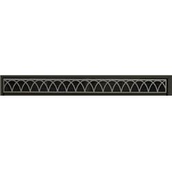 Picture of Empire DVG2ABL Comfort Systems Arch Louvers&#44; Black