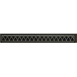Picture of Empire DVG2AHP Fireplace Arch Louver&#44; Hammered Pewter