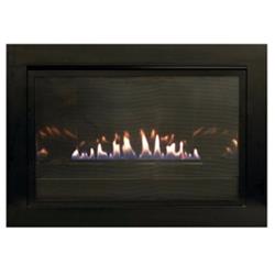 Picture of Empire DS28334BL 37 x 25.875 x 0.125 in. 4-Sided 3x3 Metal Surround Fireplace, Black