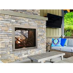 Picture of Empire DFED409SS 40 in. Stainless Steel Fireplace Frame for Exterior Installation