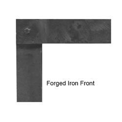 Picture of Empire DFF48FPD Decorative Front Forged Iron Log Set&#44; Distressed Pewter