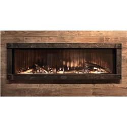 Picture of Empire DVLL48BP92P 48 in. Contemporary Linear Direct Vent Fireplace&#44; Black Liner&#44; Propane - MF Remote