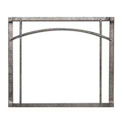 Picture of Empire DFF40RPD Forged Iron Arch Front Inset Fireplaces&#44; Distressed Pewter