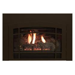 Picture of Empire DVF28HBL Lancaster Decorative Front Fireplace&#44; Black