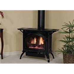 Picture of Empire DVP30CC30BP Heritage Direct Vent Medium Liquid Propane Gas Stove, Porcelain Black