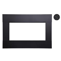 Picture of Empire DS33661BL 3-Sided Metal Surround Fireplace for Medium Insert&#44; Matte Black