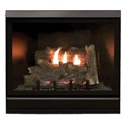 Picture of Empire DVCD36FP31P 36 in. Tahoe Deluxe Clean-Face Direct-Vent Gas Fireplace with Blower & Log Set&#44; Propane