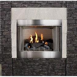 Picture of Empire OP36FP72MP 36 in. Liquid Propane Outdoor Stainless Traditional Premium Fireplace