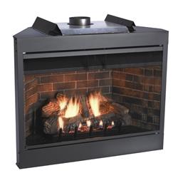 Picture of Empire BVP42FP30LN Natural Gas Millivolt Louver Log Set