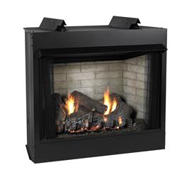 Picture of Empire VFP36SP32EP See-Through Propane Millivolt Banded Brick Liner