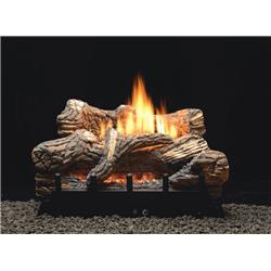 Picture of Empire VFDR18LB10N 18 in. 10K BTU Millivolt Natural Gas Ceramic Fiber Fireplace - 5 Piece