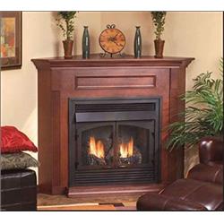 Picture of Empire EMBC11SC Standard Corner Cabinet Mantel with Base&#44; Cherry