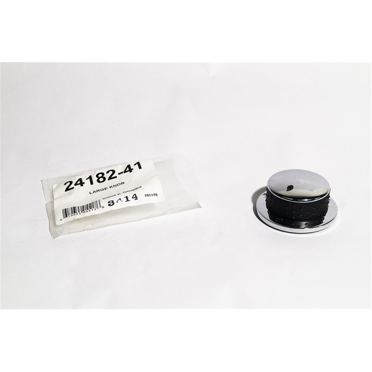 24182-41 BBQ Grill Valve Echelon Diamond Knob, Silver - Large