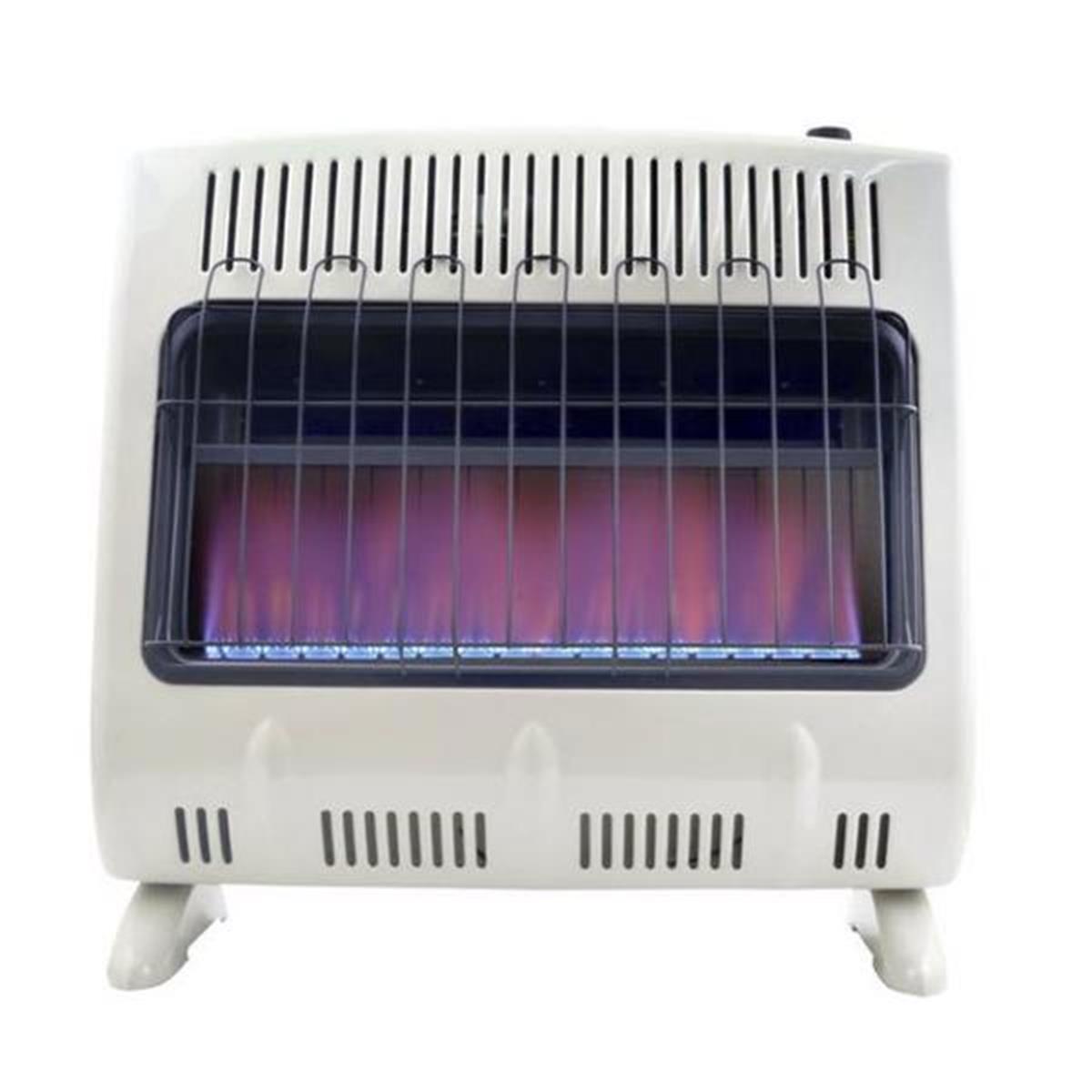 Blue Flame Vent Free Natural Gas Heater - 30000 BTU - With Blower & Control