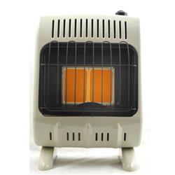 10,000 BTU Infrared Vent Free Wall LPG Heater with Base, Manual Control & Blower