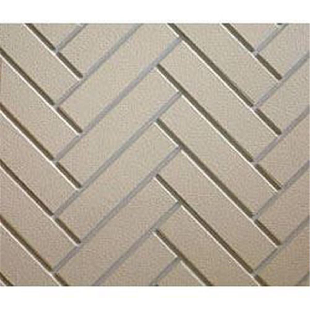Herringbone Molded Brick Panels