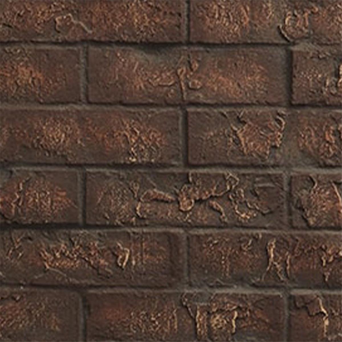 Majestic BRICK36CR 36 in. Cottage Red Traditional Brick Interior Panels