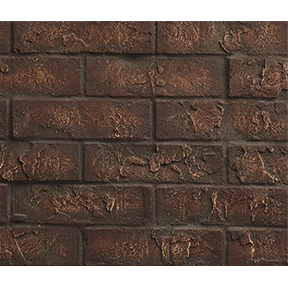 Majestic BRICK36MERCR Traditional Brick Interior Panels, Cottage Red