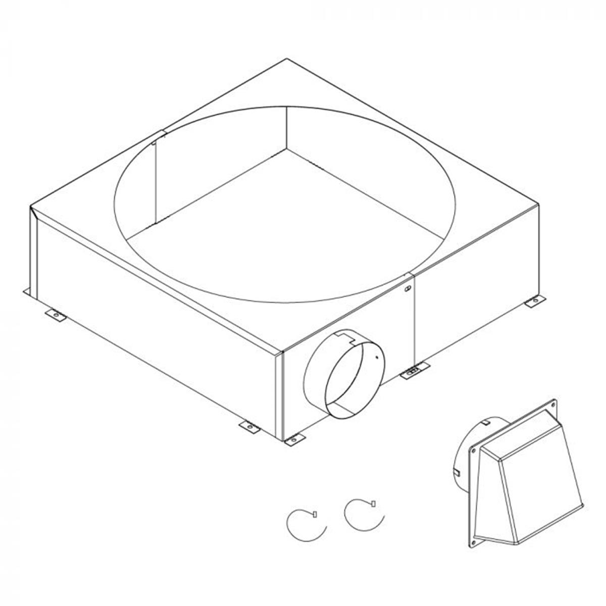 Majestic  Chimney Air Kit for SL1100 & SL400 Series Pipe