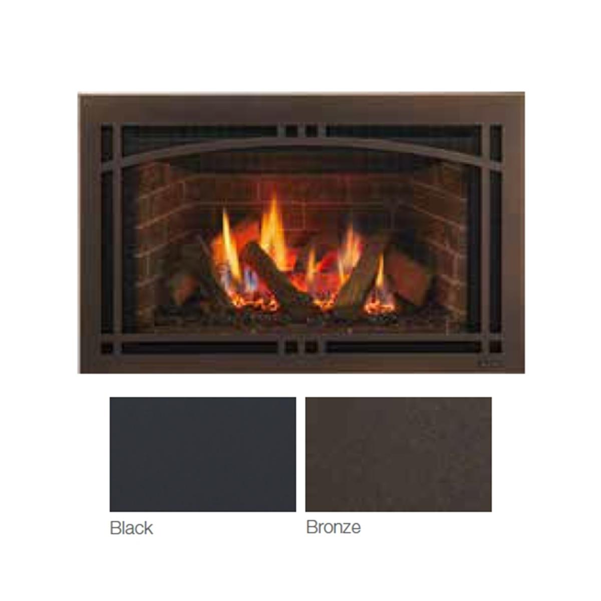 30 in. Contemporary Arch Screen Front Kit, Black