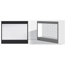 COR-36BK Corner Firescreen Front, Black