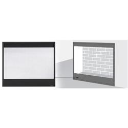 Majestic COREP-36BK 36 in. Corner End Panel Firescreen Front, Black