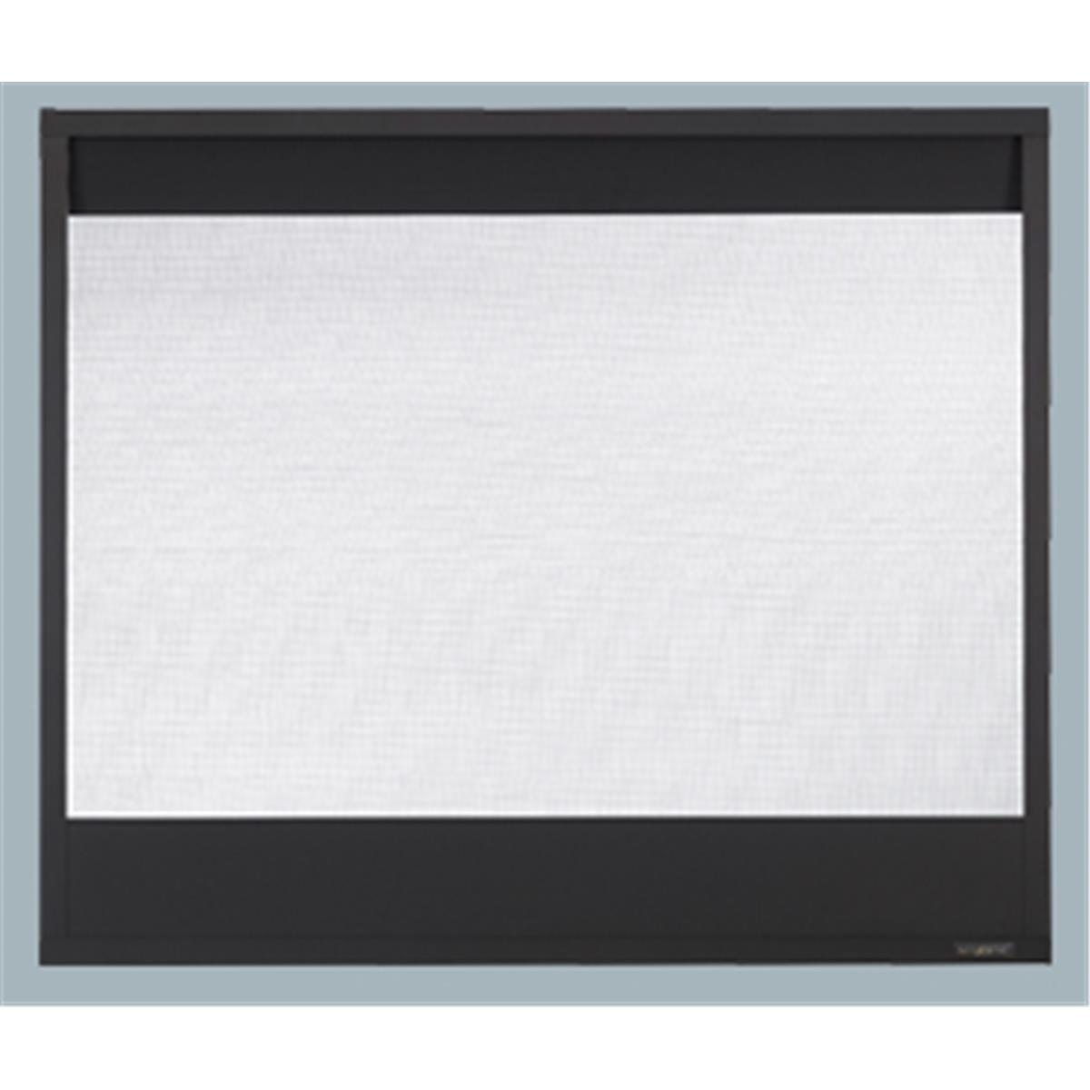 36 in. Decorative Mesh Inside Fit Front, Black