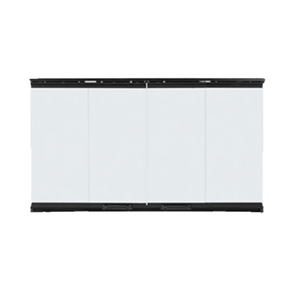 Majestic DM100 Original Bi-Fold Glass Doors with Black Trim