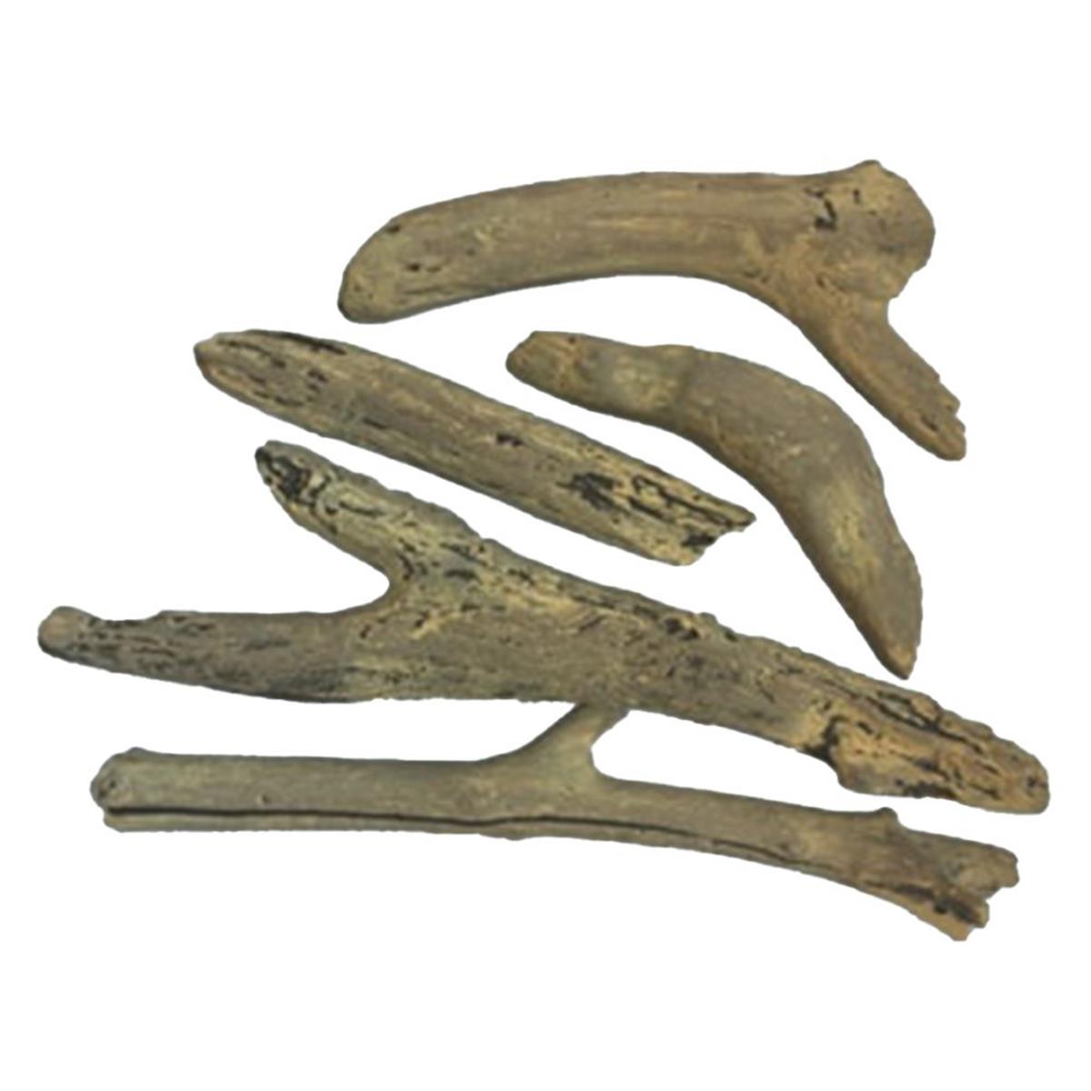 Driftwood Log Set - Natural Finish - Designed for Jade Series Fireplaces