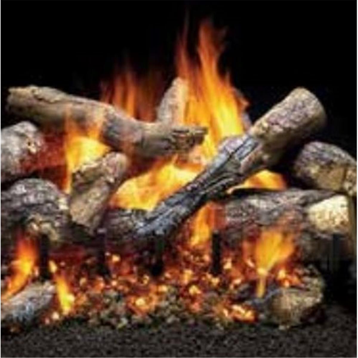 Picture of Majestic GO24 24 in. Grand Oak Gas Log Set with Refractory Cement Construction - 11 Piece