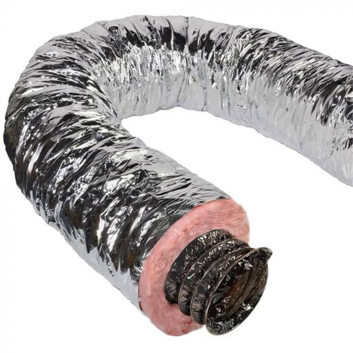 Insulated Flex Duct - 4 Inch - Set of 2 Sections - Durable Venting Solution