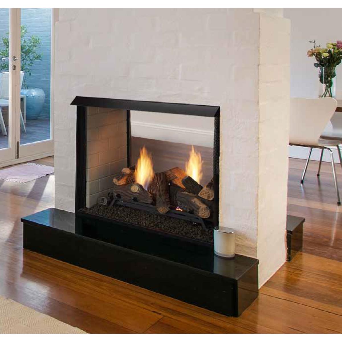 Majestic LSTF36-B 36 in. Lo-Rider Clean Face Firebox