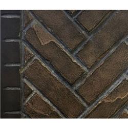 Fortress Herringbone Brick Fireplace Refractory