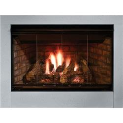 Majestic RBV4842IT 42 in. Reveal Open Hearth B-Vent Gas Fireplace Radiant Unit with IntelliFire & Traditional Brick Refractory Liner -  Majestic Pet Products