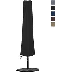 Picture of Covers &amp; All U-M-Black-01 12 oz Waterproof Patio Umbrella &amp; Parasol Cover  Black