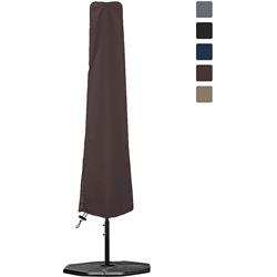 Picture of Covers &amp; All U-M-Coffee-01 12 oz Waterproof Patio Umbrella &amp; Parasol Cover  Coffee