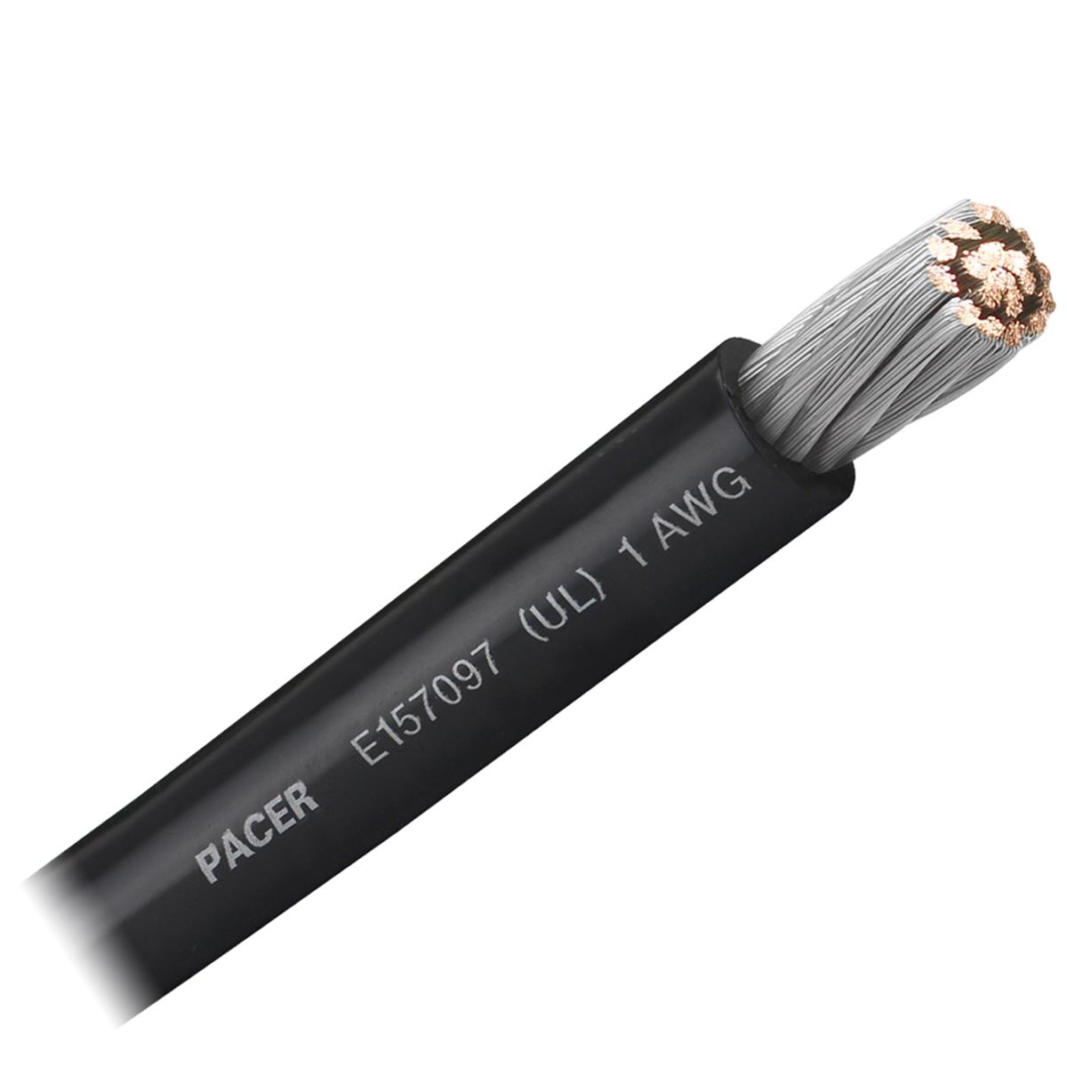1 Awg Pacer Battery Cable, Black