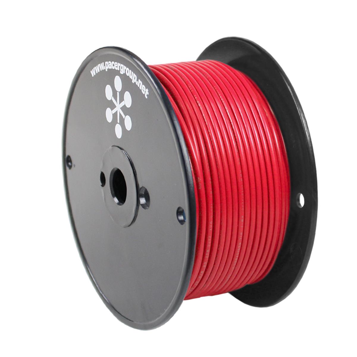 Primary Wire, Marine, 8 AWG, 1C C, Red, PVC, Stranded, 600V, 250 ft.