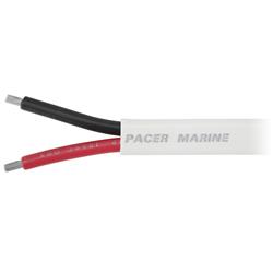 Pacer Marine Tinned Copper Flat Duplex Boat Cable, Red/Black | by West Marine