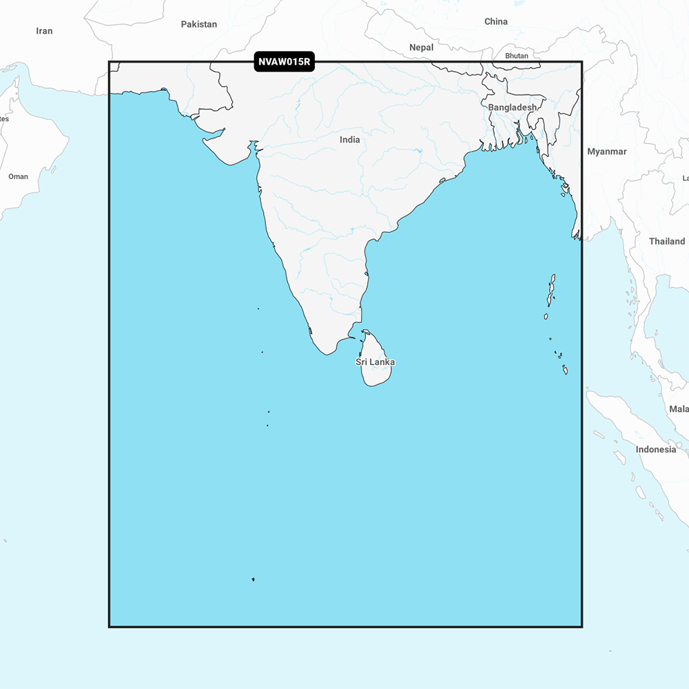 Garmin Navionics Vision+ AW015R Indian Subcontinent, Electronic Chart | by West Marine