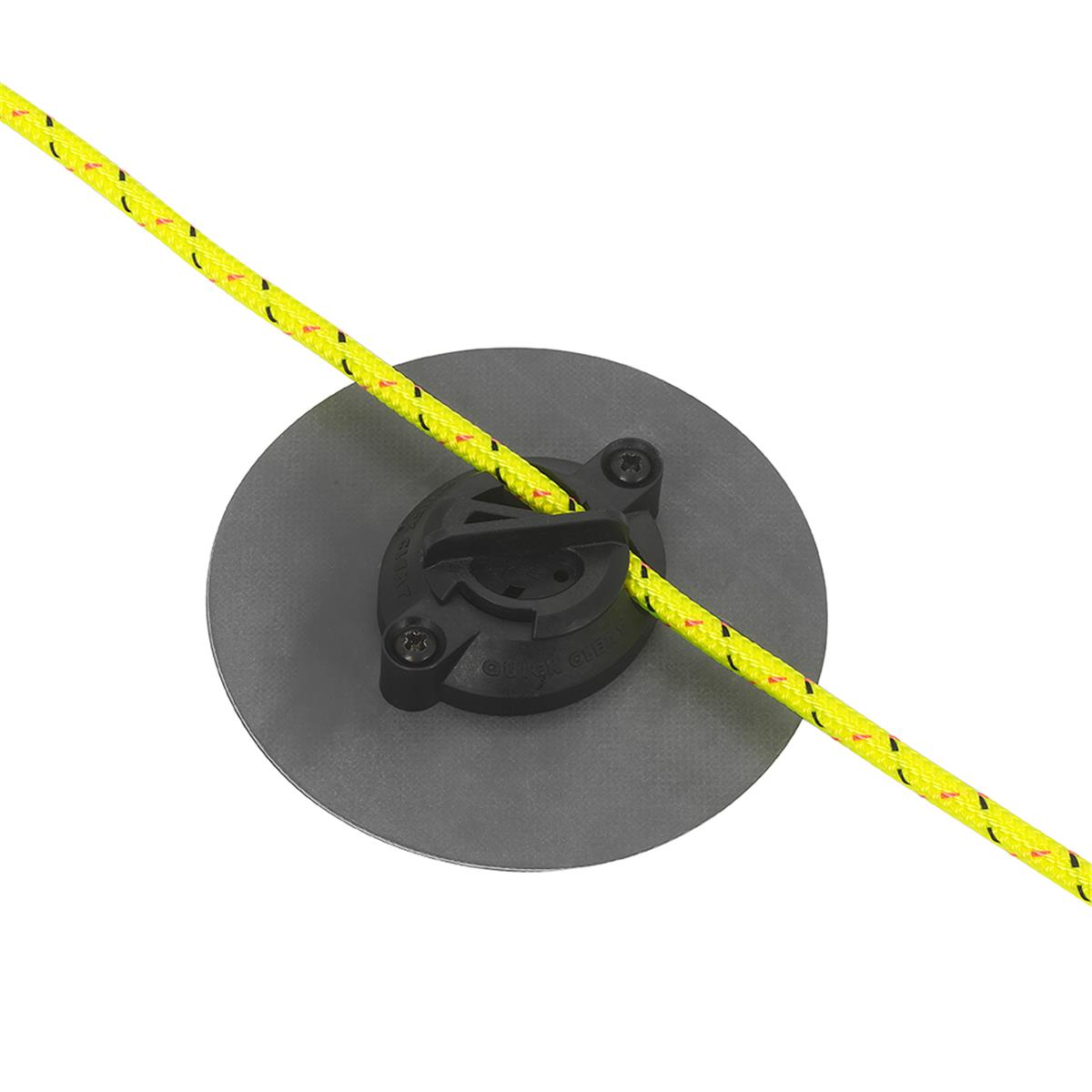 0.25 in.  Quick Cleat on a Patch for Inflatables