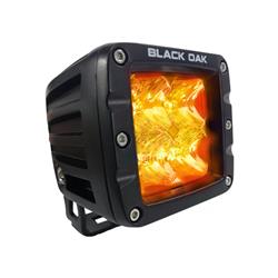2A-POD30S 2 in. Pro Series Amber Flood Pod, Black